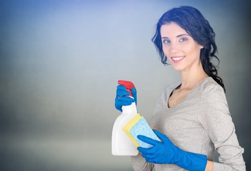 High-traffic business carpet showing dirt and wear before cleaning